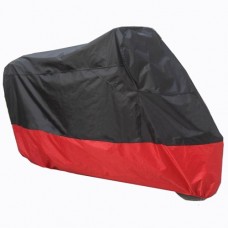 Black Red Motorcycle Cover For Honda XR650R XR 650R Bike UV Dust Protector L - B016V44X0Q